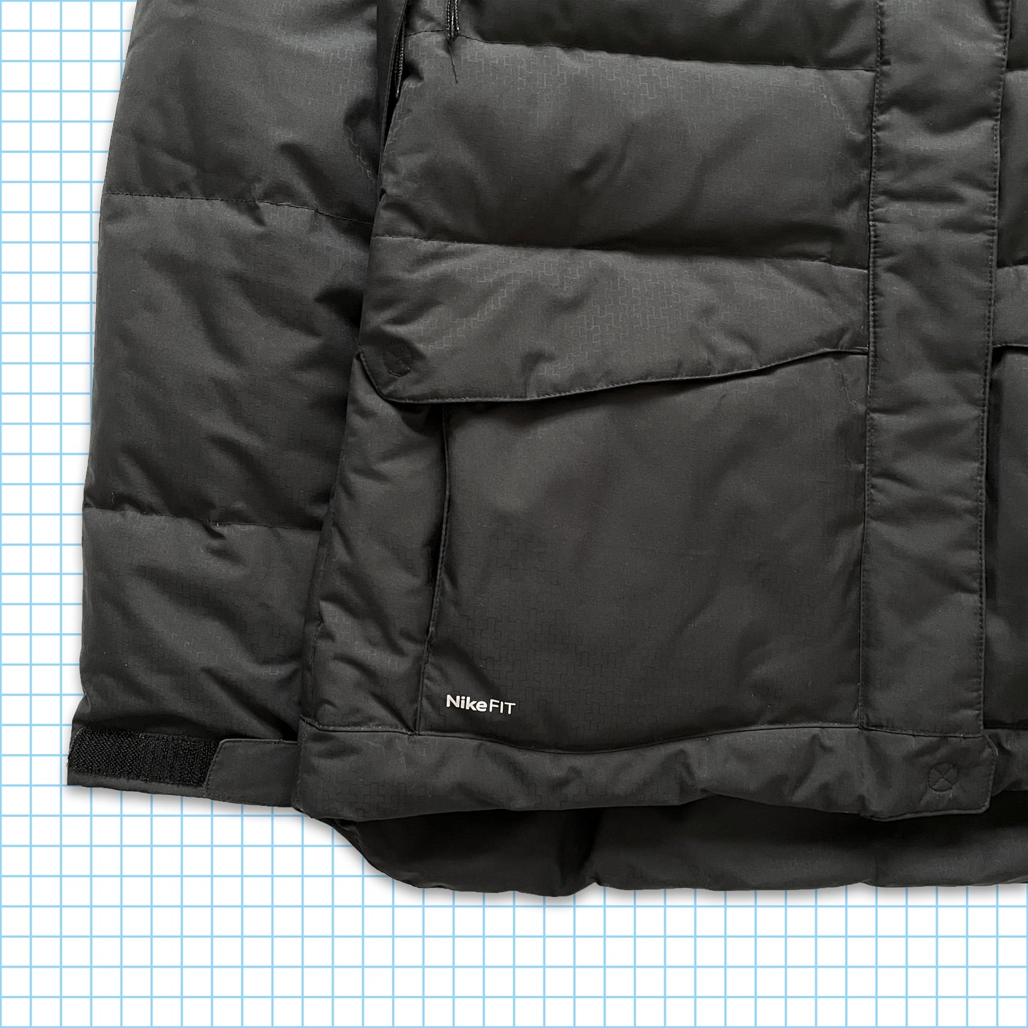 vintage Nike ACG Noir Puffer Jacket - Moyen