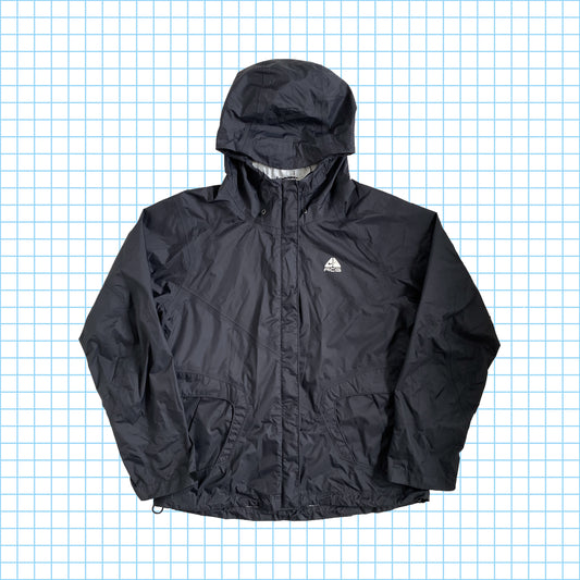 vintage Nike ACG Stealth Noir Imperméable - Grand