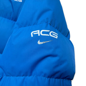 2008 Nike ACG Bright Blue Down Fill Puffer Jacket - Grand / Extra Grand