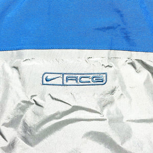 Vintage Nike ACG Split Panel Royal Blue/Silver Shimmer Jacket - Large / Extra Large
