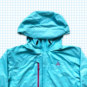 vintage Nike ACG Aqua Blue Coquille extérieure - Moyenne