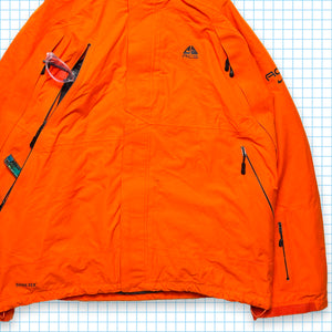 Nike ACG Fluorescent Orange Tri-Pocket Gore-Tex Jacket - Large / Extra Large
