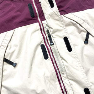 Vintage Nike ACG 2in1 Technical Burgundy Jacket - Small
