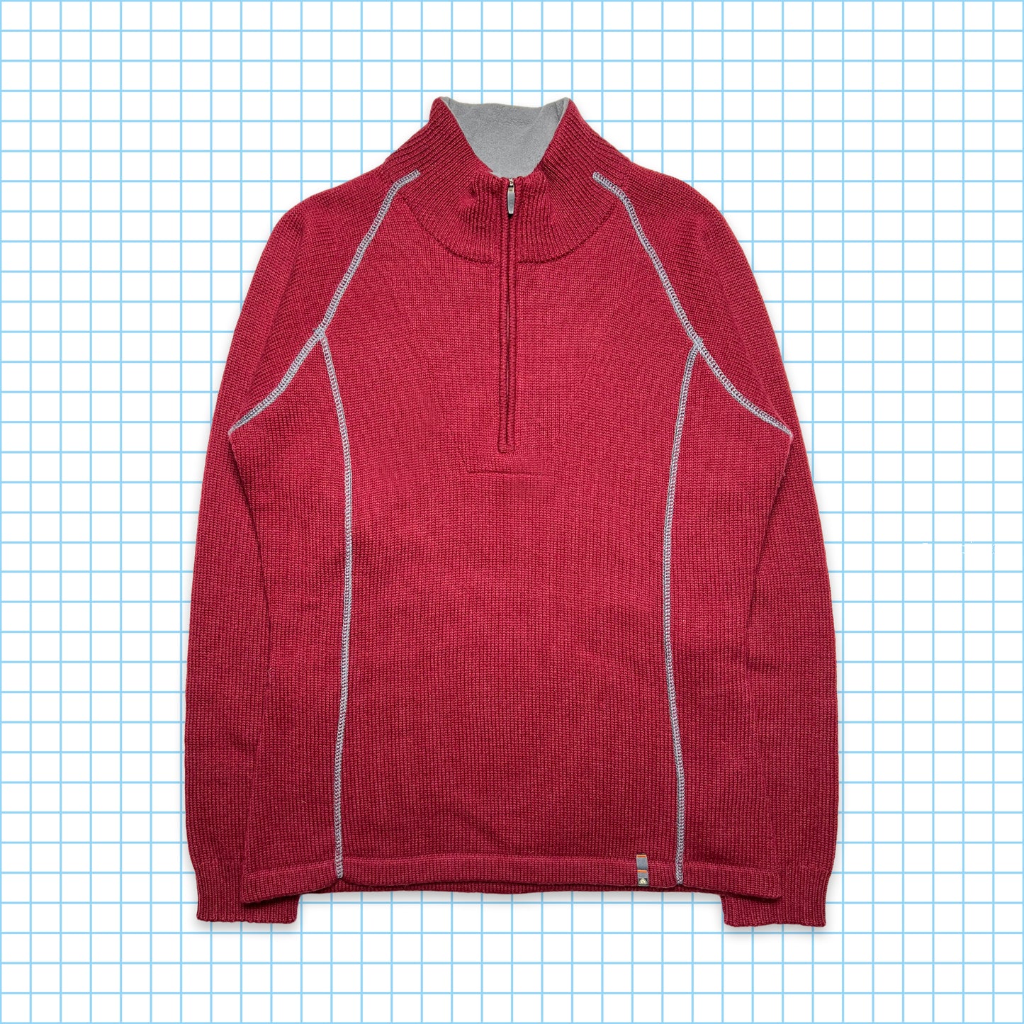 Nike ACG Bourgogne Quarter Zip Knit - Moyen
