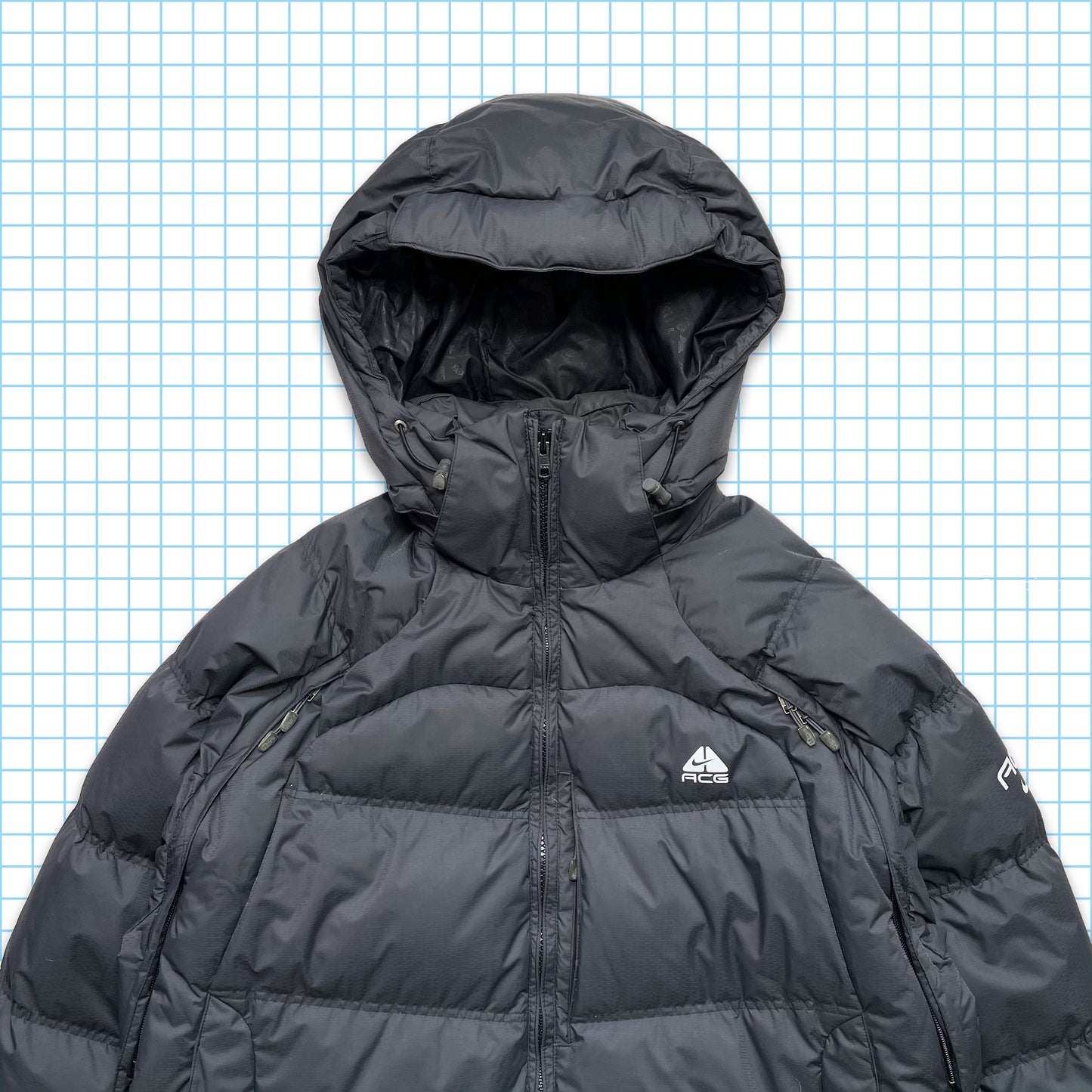 Nike ACG 550 Down Dark Grey Puffer Jacket Holiday 06’ - Extra Large / Extra Extra Large