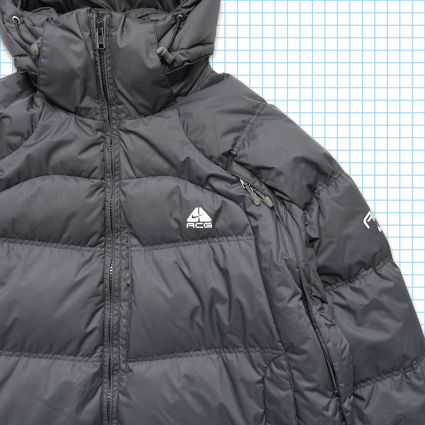 Nike ACG 550 Down Dark Grey Puffer Jacket Holiday 06’ - Extra Large / Extra Extra Large