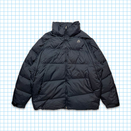 Nike ACG 550 Down Dark Gun Metal Grey Puffer Jacket Holiday 06' - Extra Large / Extra Extra Large