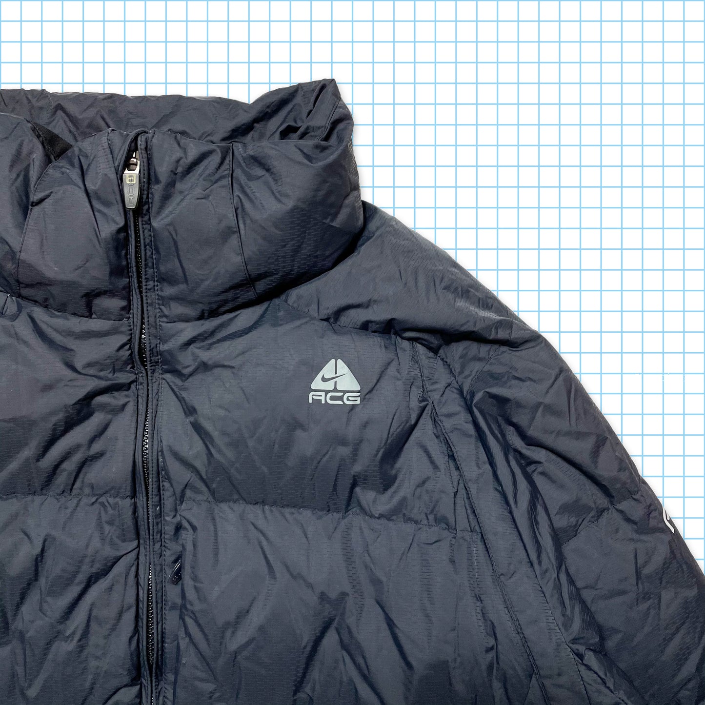 Nike ACG 550 Down Dark Gun Metal Grey Puffer Jacket Holiday 06’ - Extra Large / Extra Extra Large