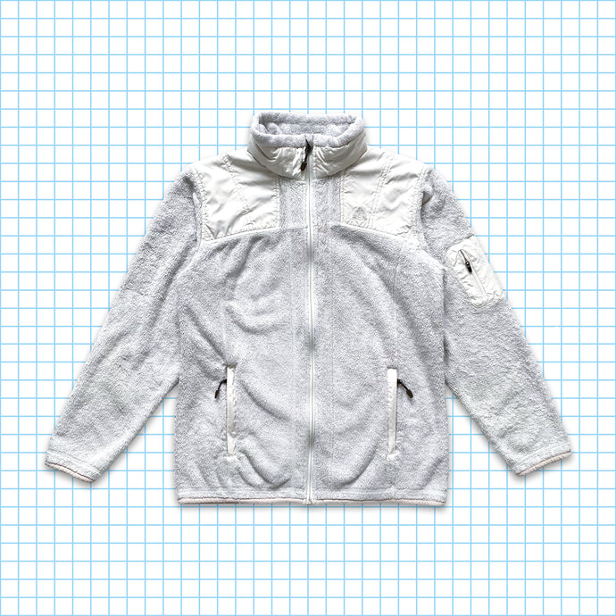 Veste Nike ACG Cocaïne en polaire/nylon blanc - Petit