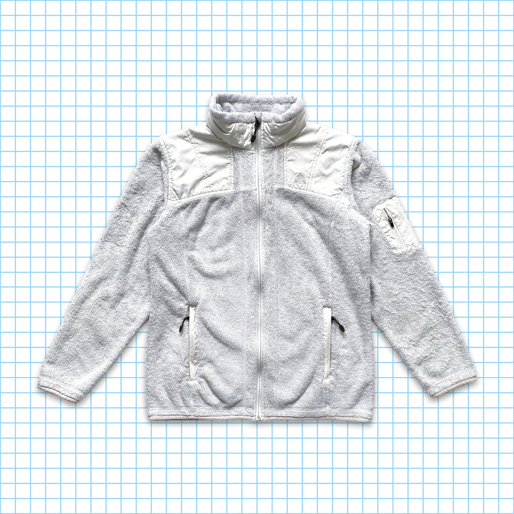 Veste Nike ACG Cocaïne en polaire/nylon blanc - Petit