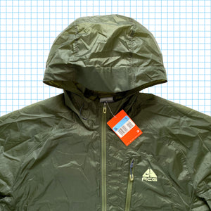 Vintage Nike ACG Forest Green Semi Transparent Ripstop Jacket - Medium / Large