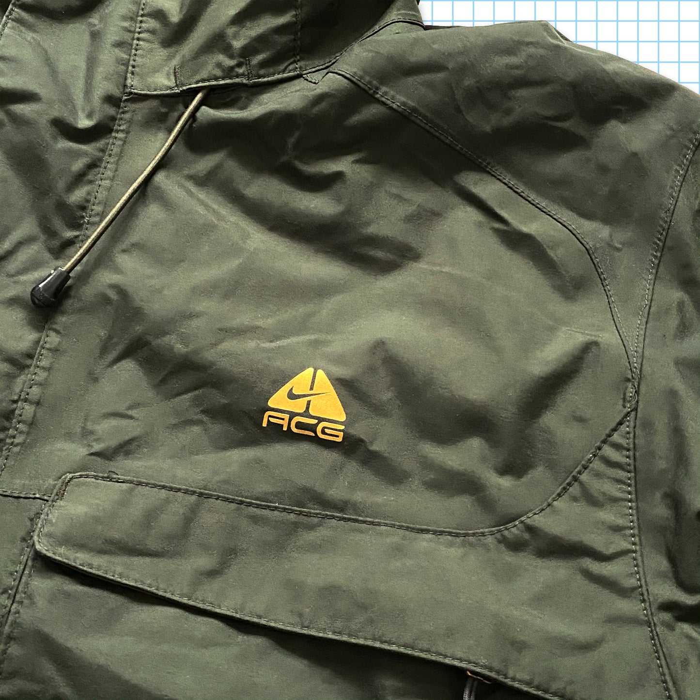 Vintage Nike ACG Forest Green Heavy Weight Padded Multi Pocket - Medium / Large
