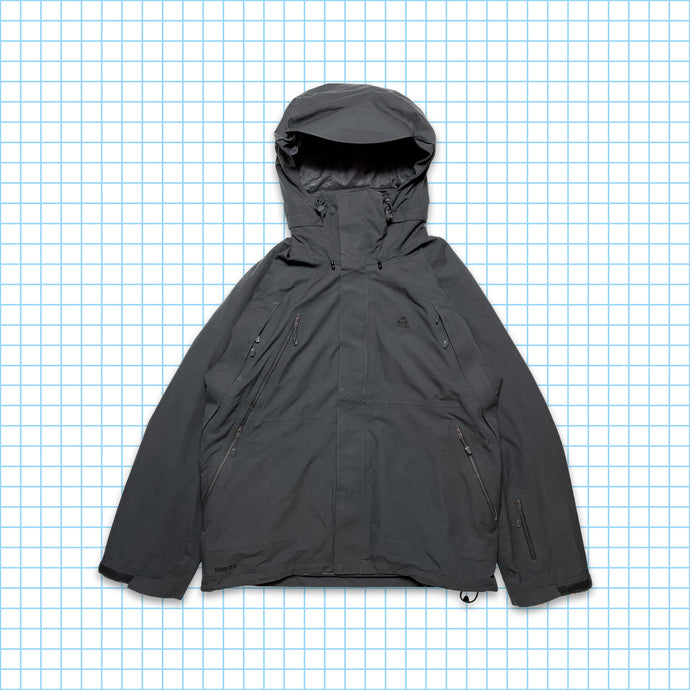 Vintage Nike ACG Tonal Gun Metal Grey Gore-Tex Padded Shell Jacket Fall 00’ - Large / Extra Large