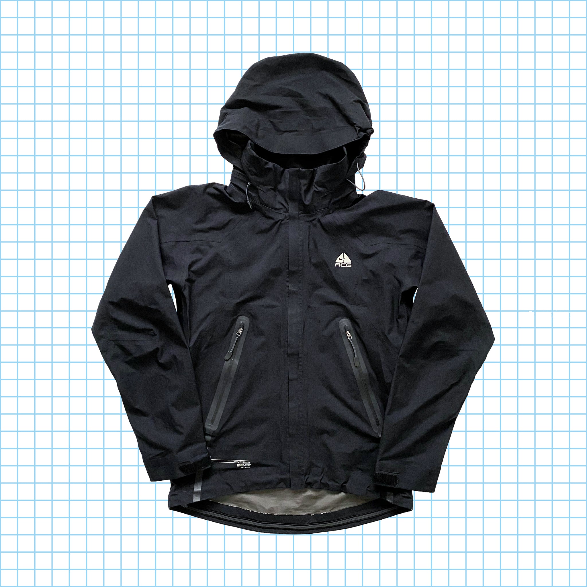 Vintage Nike ACG Stealth Black Gore-Tex Paclite - Medium – Holsales