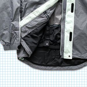 Vintage Nike ACG Grey Ice Padded Heavy Weight Ski Jacket - Medium / Large