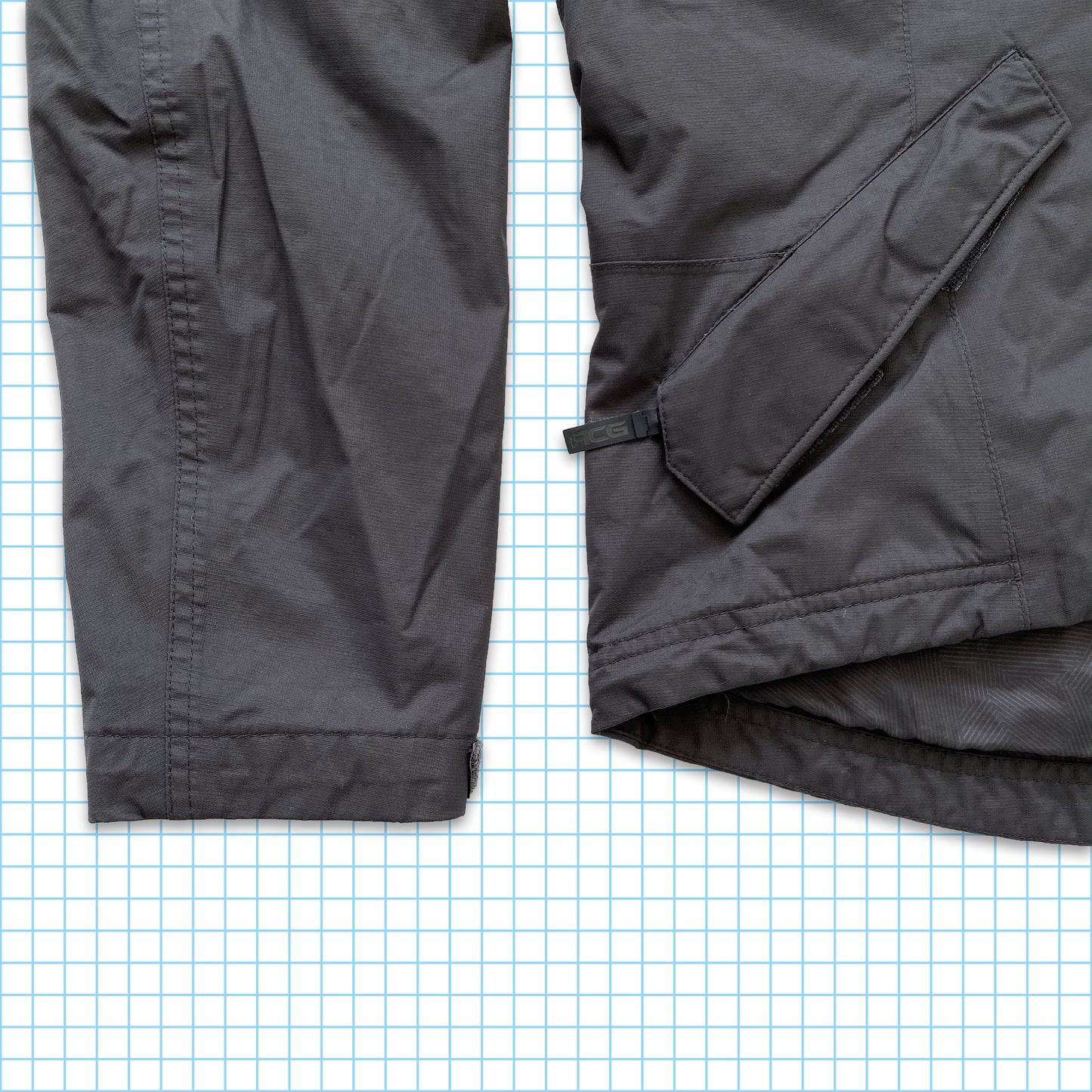vintage Nike ACG Gun Metal Grey Veste tactique - Petit / Moyen