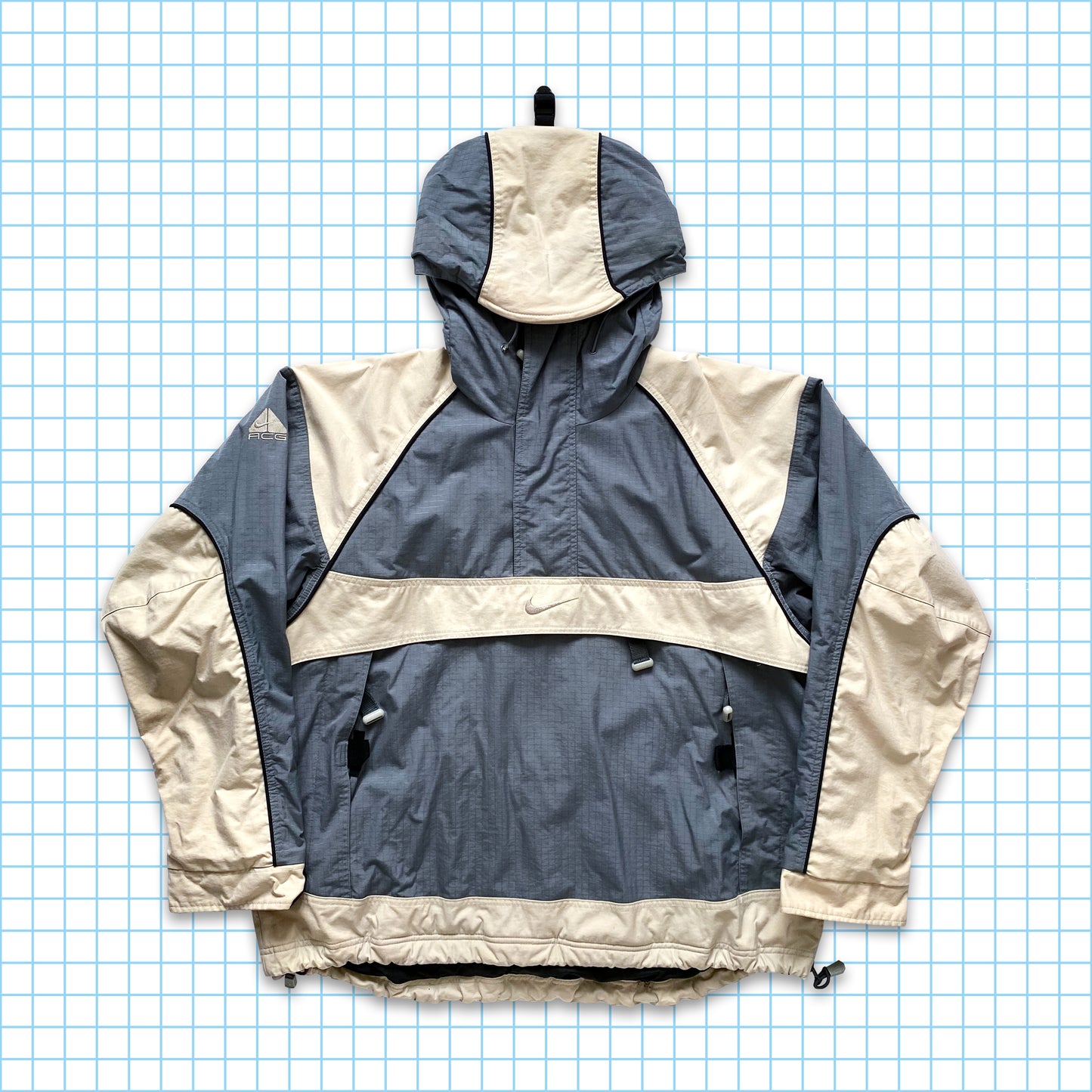 Vintage Nike ACG Heavyweight Padded Quarter Zip Pullover - Medium / Large