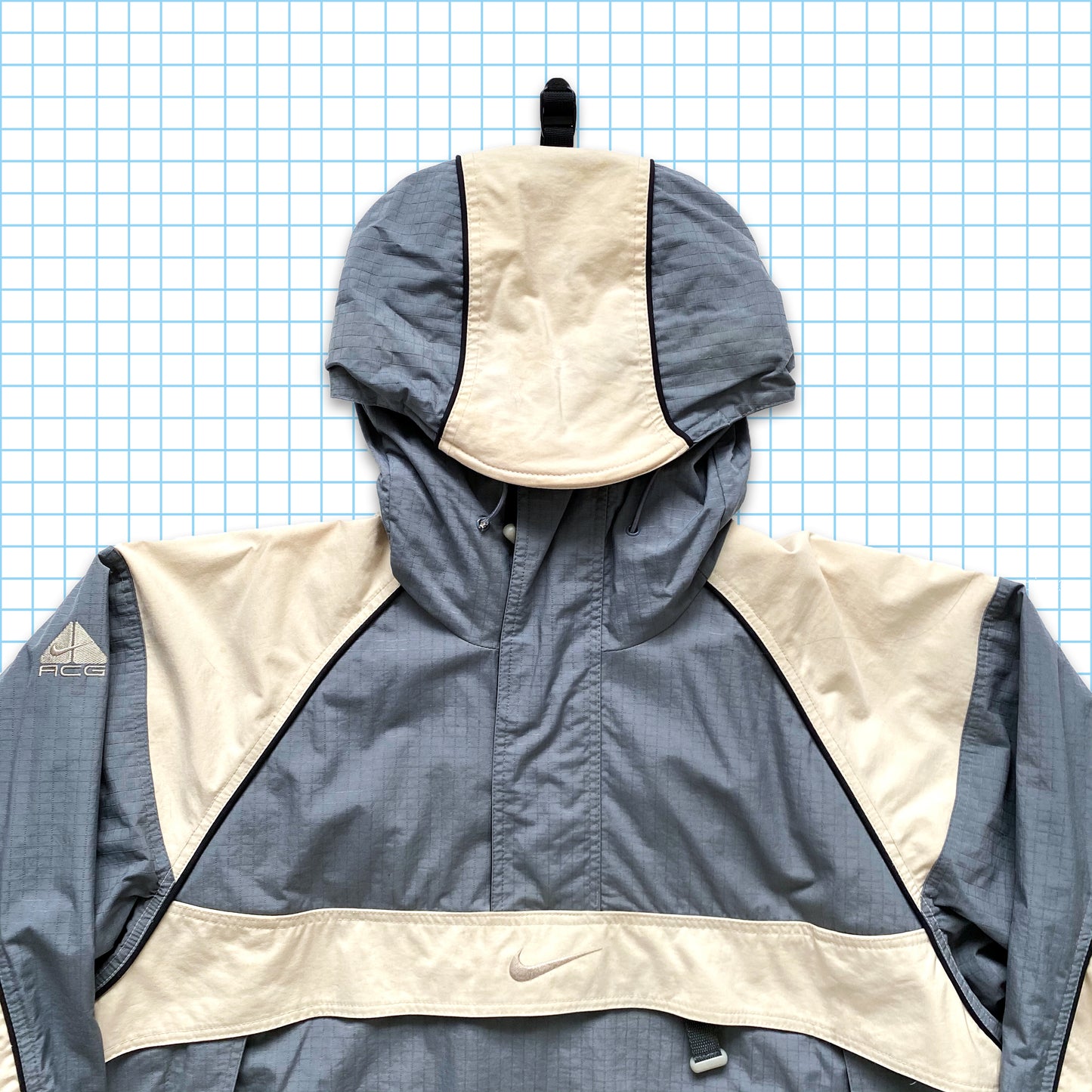 Vintage Nike ACG Heavyweight Padded Quarter Zip Pullover - Medium / Large