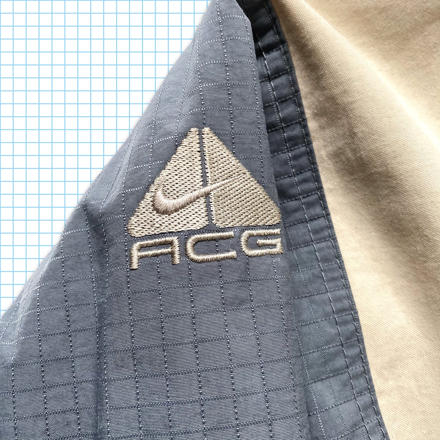 Vintage Nike ACG Heavyweight Padded Quarter Zip Pullover - Medium / Large
