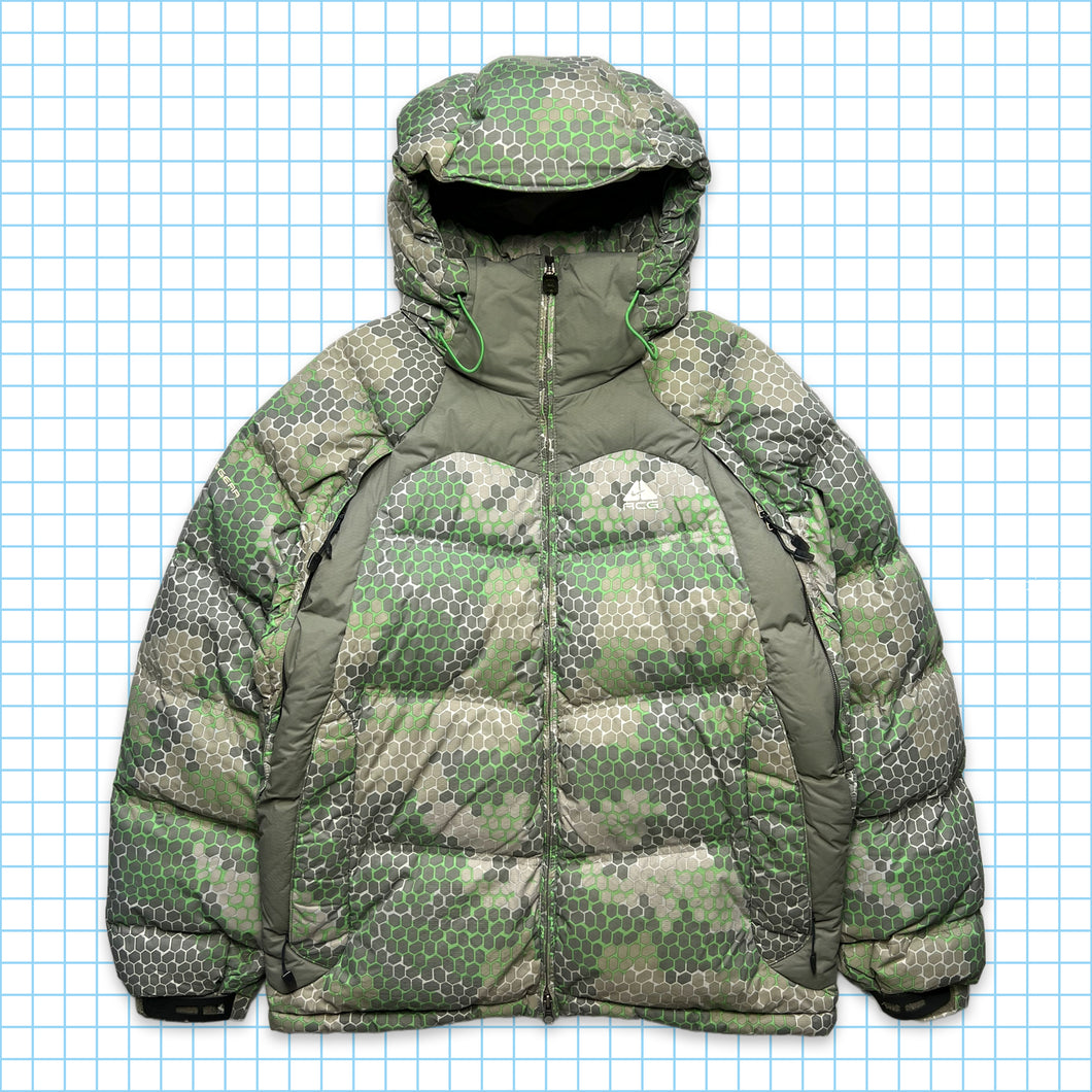 Nike ACG Reptile Hex Camo Puffer Jacket - Medium / Large