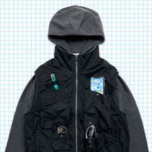 Load image into Gallery viewer, Nike ACG Storm-Clad Multi Pocket Fleece Lined Black Tactical Vest Fall 01&#39; - Medium