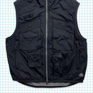 Nike ACG Storm-Clad Gilet tactique multi-poches doublé polaire noir Automne 01' - Moyen