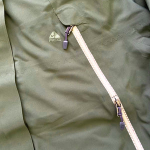 Vintage Nike ACG Recco System Quad Pocket Khaki Technical Jacket - Extra Large