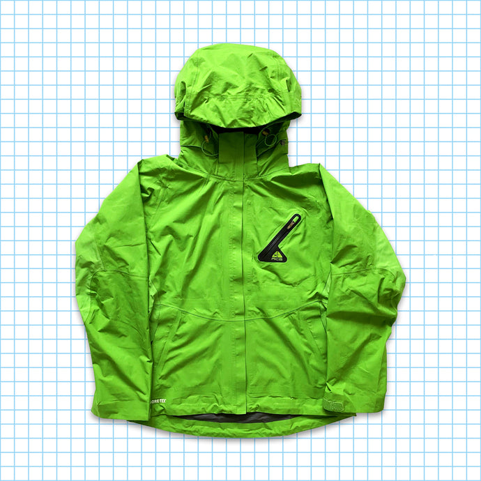 Vintage Nike ACG Volt Vert Gore-Tex Coquille Extérieure - Moyen