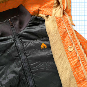 vintage Nike ACG 2in1 Orange Veste technique - Grande