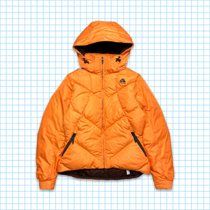 Vintage Nike ACG Fluorescent Orange Puffer Jacket - Small