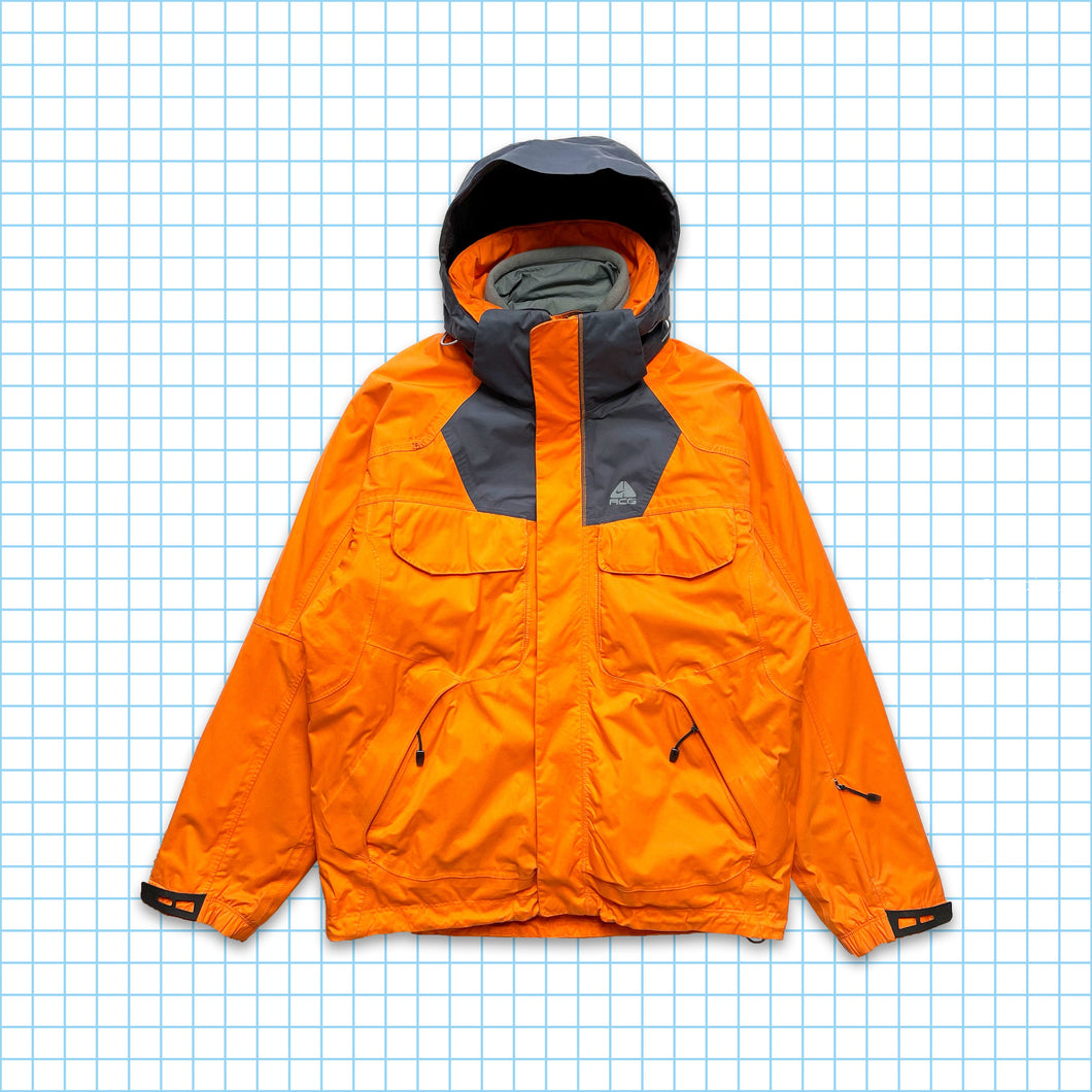 vintage Nike ACG Heavy Weight Orange Veste - Moyenne / Grande