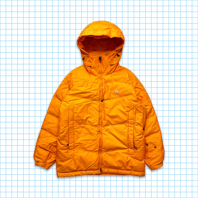 Nike ACG 550 Down Bright Orange Puffer Jacket - Large / Extra Large