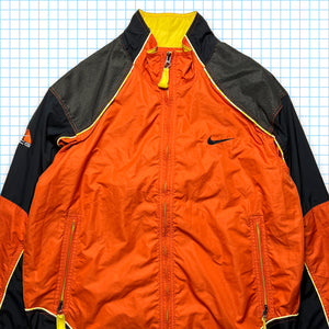 Nike ACG Bright Orange Packable Track Jacket - Medium / Large