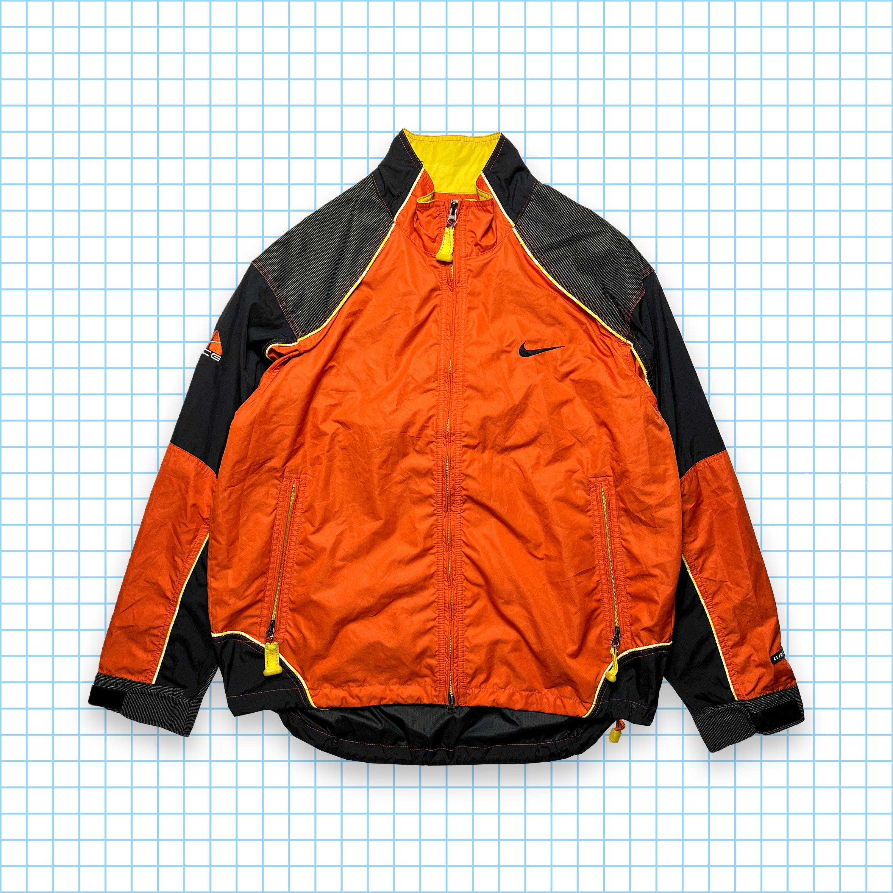 orange nike track jacket