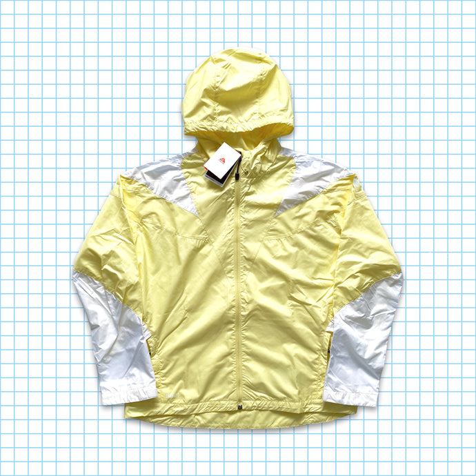 vintage Nike ACG Pastel Jaune Veste résistante à l’eau - Extra Large