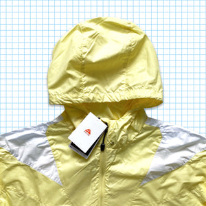 Vintage Nike ACG Pastel Yellow Water Resistant Jacket - Extra Large