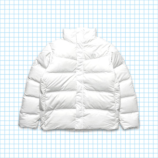 vintage Nike ACG Cocaine White 550 Down Puffer Jacket - Grand / Extra Large