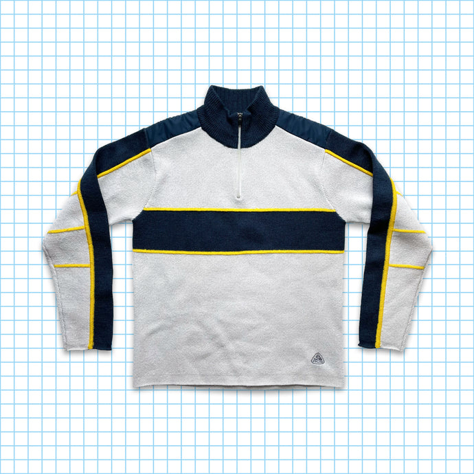 vintage Nike ACG Tricoté Multi Panel 1/4 Zip - Moyen / Grand