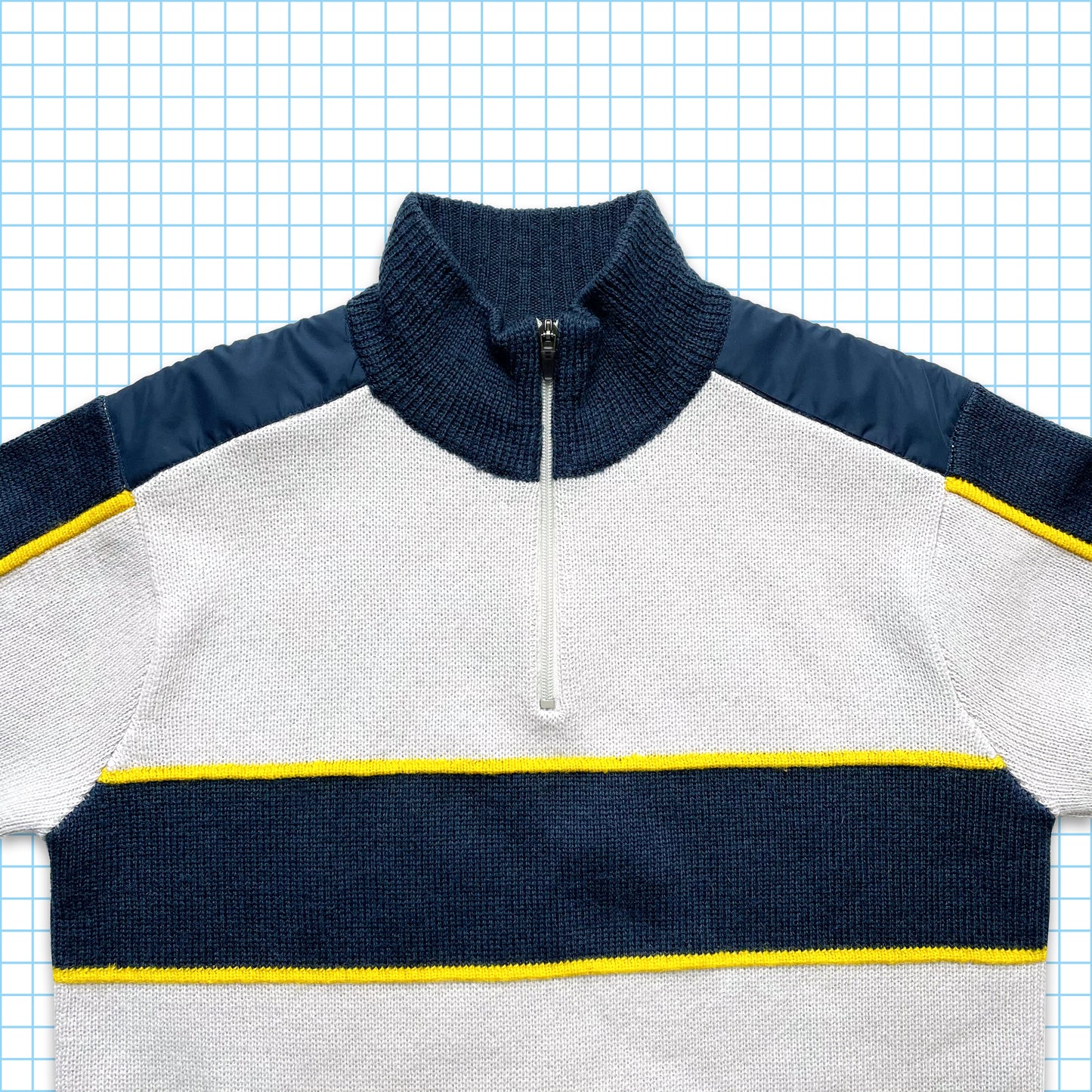 Vintage Nike ACG Knitted Multi Panel 1/4 Zip - Medium / Large