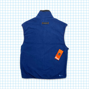 Vintage Nike ACG Royal Blue Fleece Vest - Extra Large