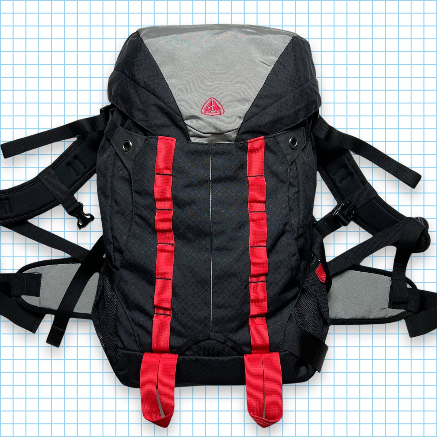 Nike ACG 2001 Red/Grey/Black Hiking Back Pack