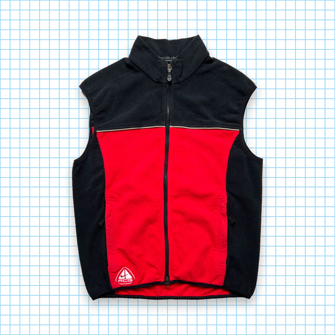 Nike ACG Red/Black Vest - Large