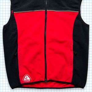 Nike ACG Red/Black Vest - Large