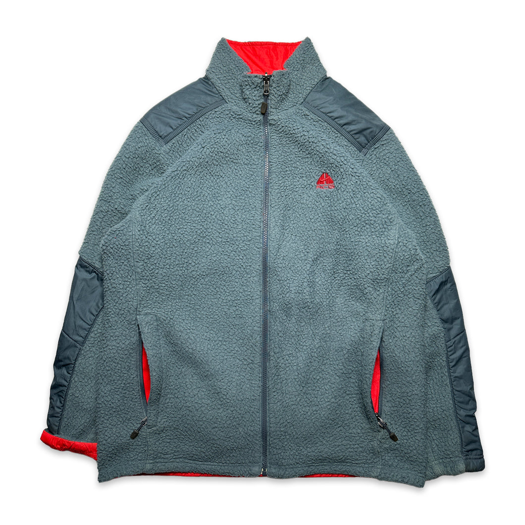 Nike ACG Fleece/Nylon Reversible Jacket - Extra Large
