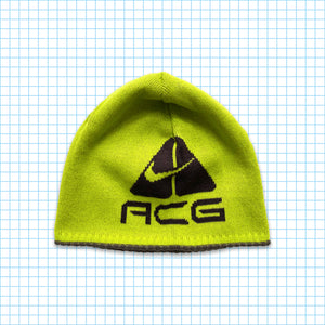 Nike ACG Volt Green/Brown Reversible Beanie Holiday 07'