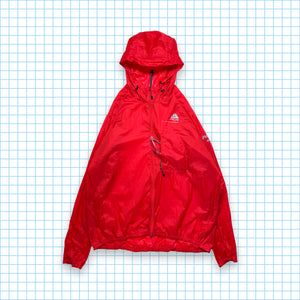 Nike ACG Red Semi Transparent Ripstop Jacket - Extra Large