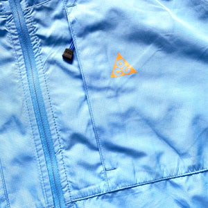 Vintage Nike ACG Aqua Blue Shell Jacket - Medium / Large