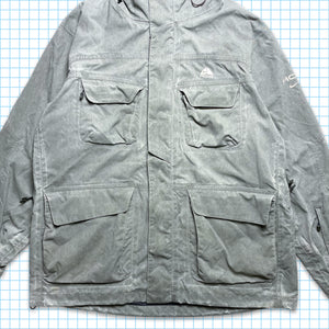 Vintage Nike ACG Brushed Grey Multi Pocket Padded Jacket - Extra Large /. Extra Extra Large