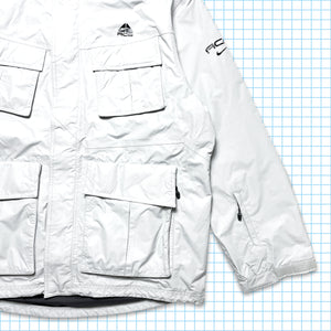 Vintage Nike ACG Cocaine White Padded Multi Pocket Jacket - Extra Large / Extra Extra Large