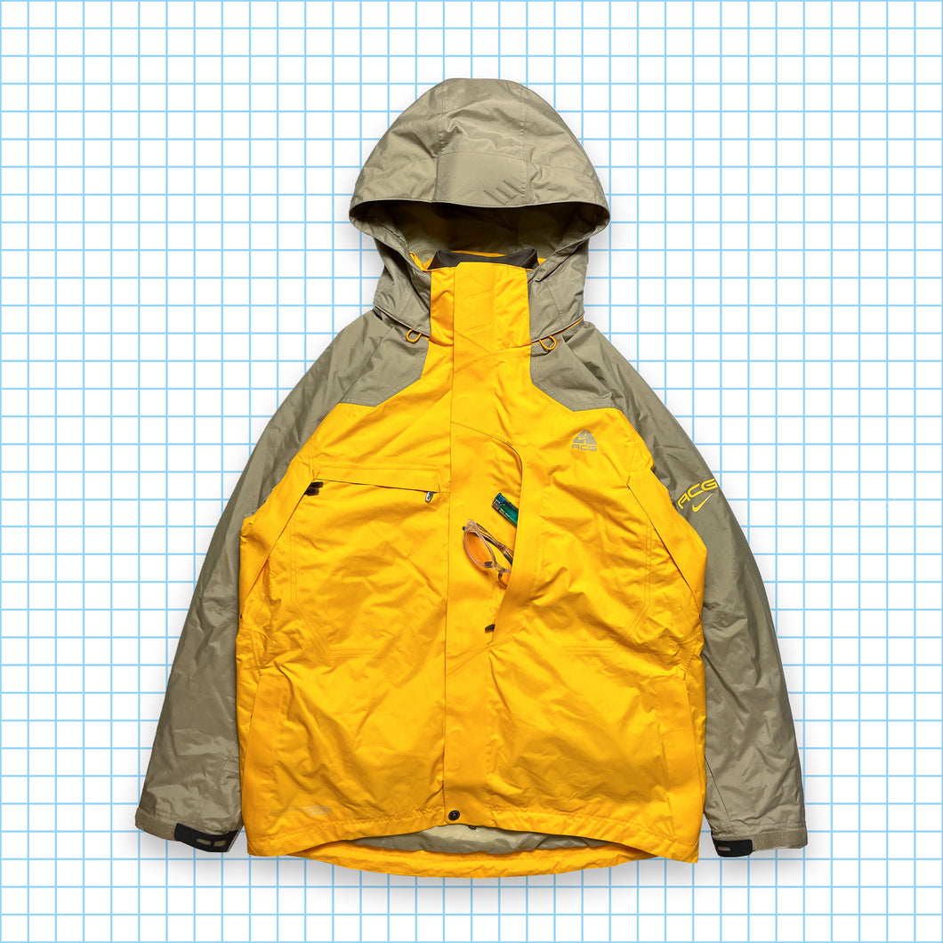 Nike ACG Bright Yellow Storm-Fit 5 2in1 Padded Heavy Weight Jacket - Extra Large